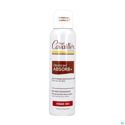 Rogé Cavaillès Déodorant Absorb+ Homme 48h Spray 150 ml