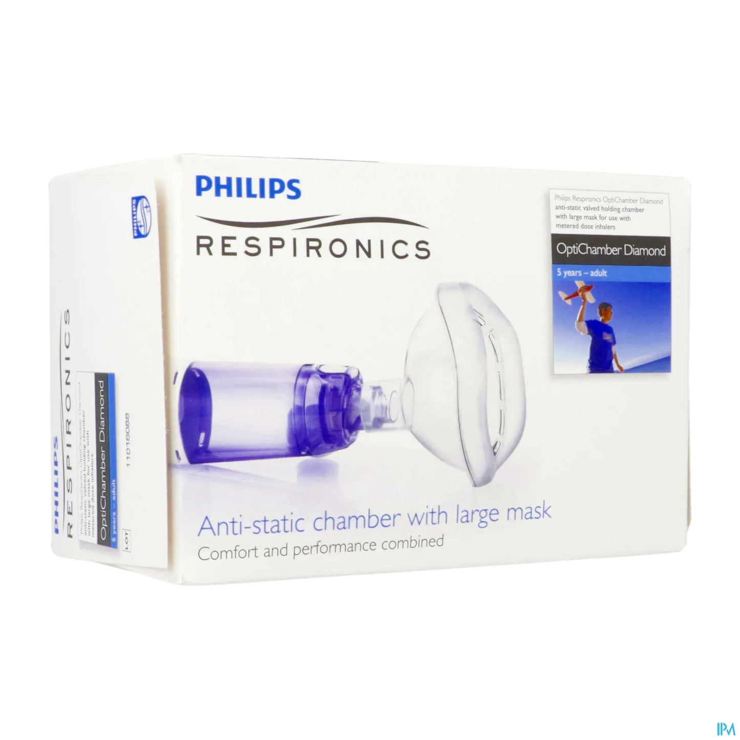Philips Optichamber Diamond Chambre d'Inhalation avec Masque L
