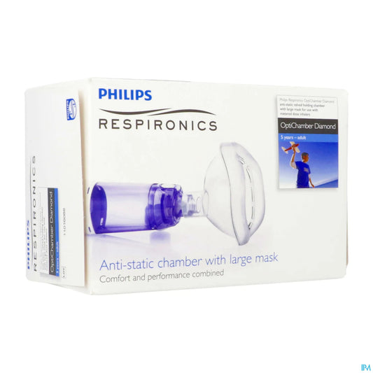Philips Optichamber Diamond Chambre d'Inhalation avec Masque L
