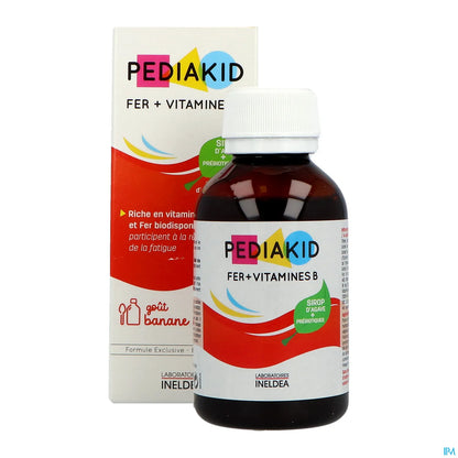 Ineldea Pediakid Fer Plus Vitamines B Sirop 125 ml