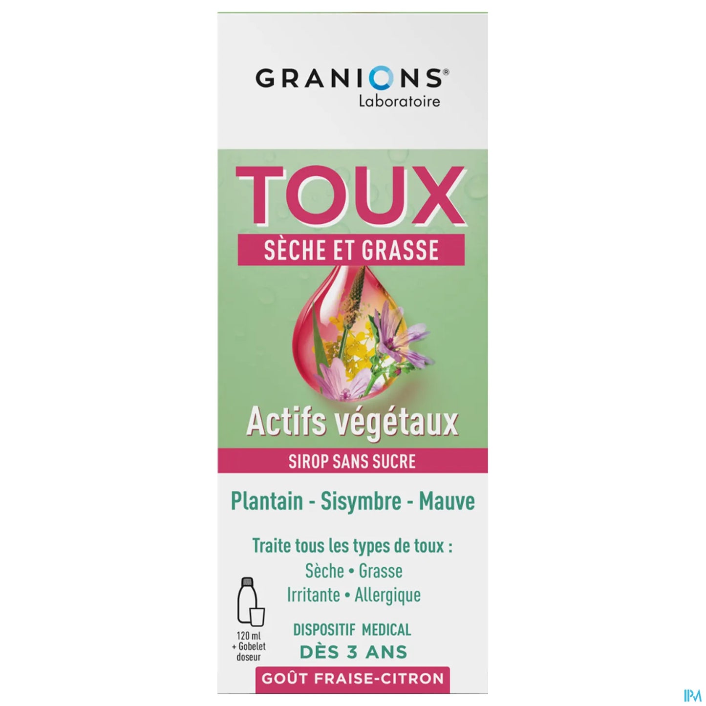 Toux Sèche Et Grasse Sirop Sans Sucre 120ml