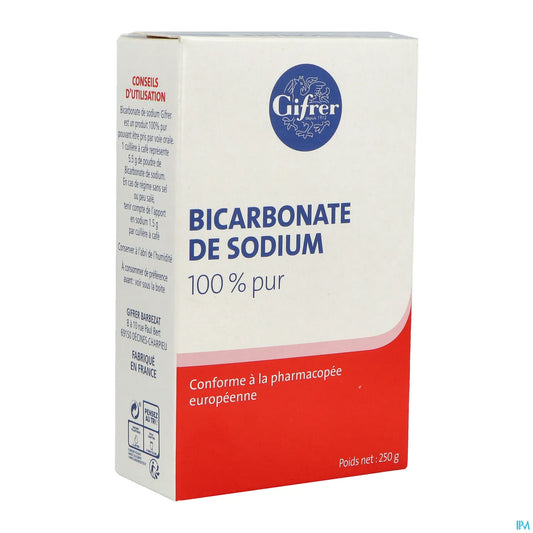 Bicarbonate de Sodium 100% Pur Poudre 250g