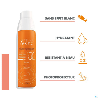 Spray Solaire SPF 50+ 200ml