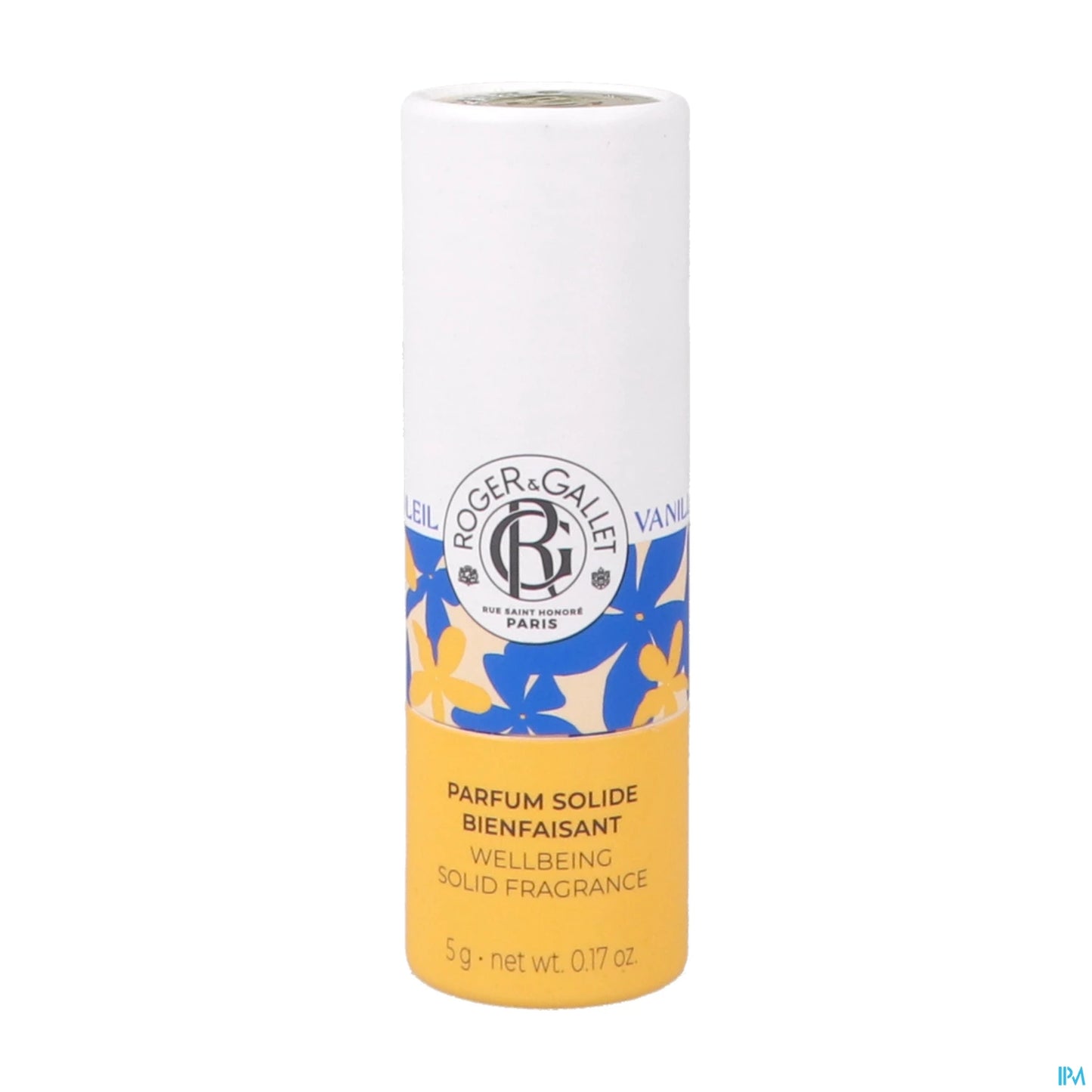 Roger et Gallet Parfum Solide Bienfaisant Vanille Soleil Stick 5 g