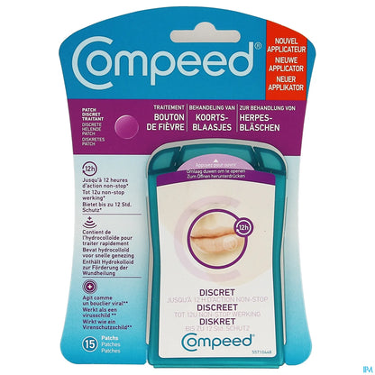 Discreet Cold Sore Treatment Patch 15 Patches