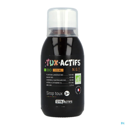 Tux Actifs Bio Sciroppo per la tosse per bambini 125 ml