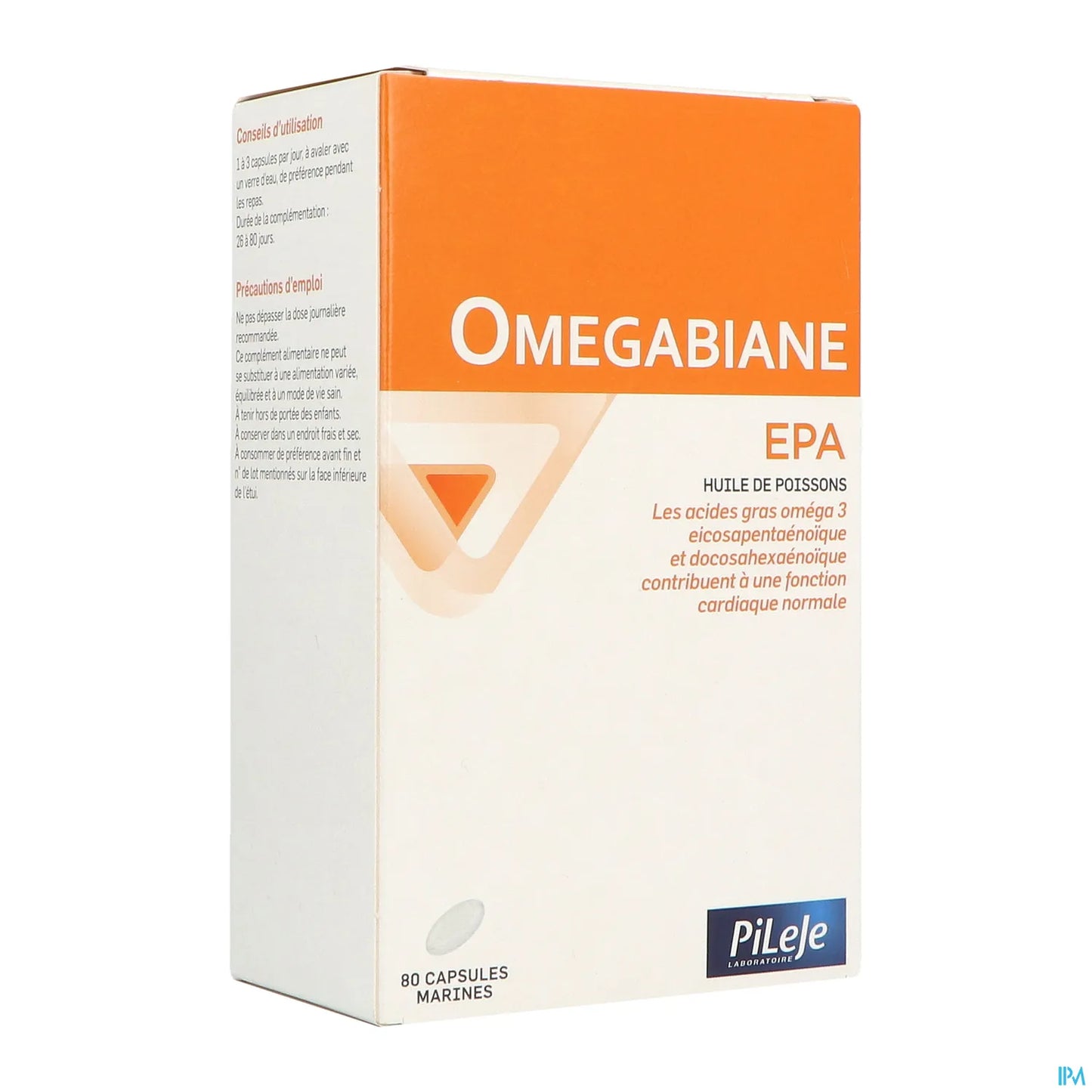 PiLeJe Omegabiane EPA Huile 80 capsules