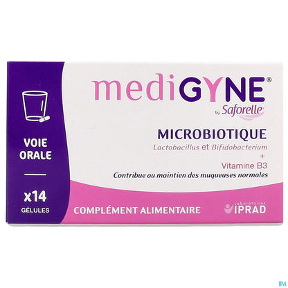 Saforelle Medigyne 14 Gélules Microbiotique Vaginal