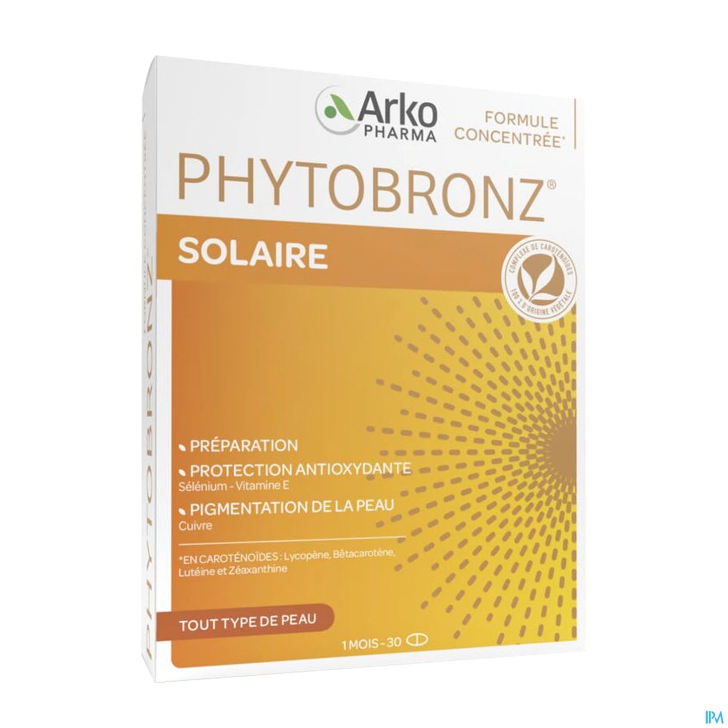 Arkopharma Phytobronz Préparateur Solaire 60 Capsules