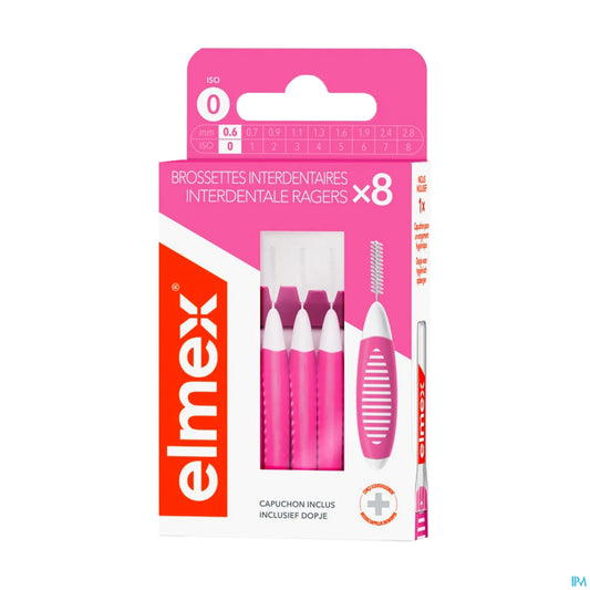 Brossette Interdentaire Taille 0 0.6mm Boite de 8