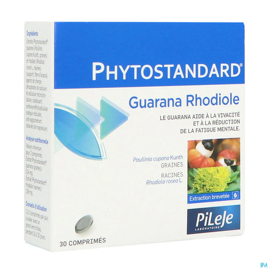 Phytostandard Guarana Rhodiola 30 Comprimés