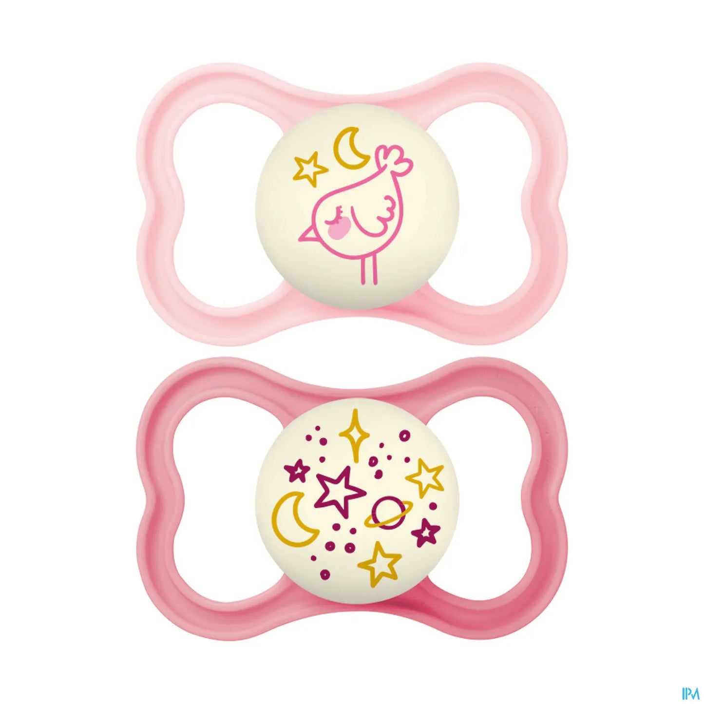 Sucette Supreme Nuit Plus de 6 Mois Silicone Lot de 2