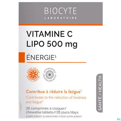 Vitamine C Lipo à Croquer 500mg 28 Comprimés