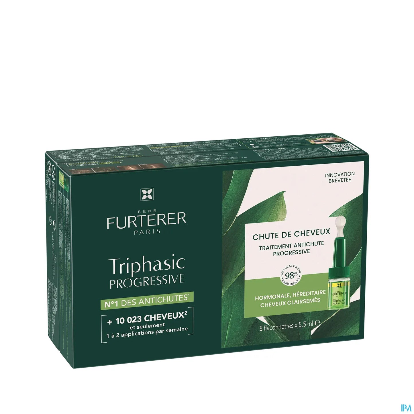 Triphasic Progressive Traitement antichute 8 x 5,5 ml