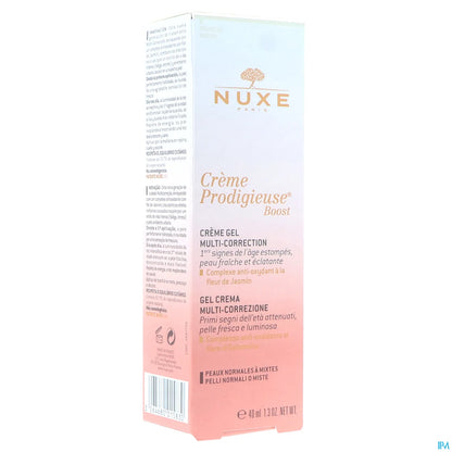 Crème Prodigieuse Boost Gel-Crème Multi-Correction 40ml Peaux Normales à Mixtes