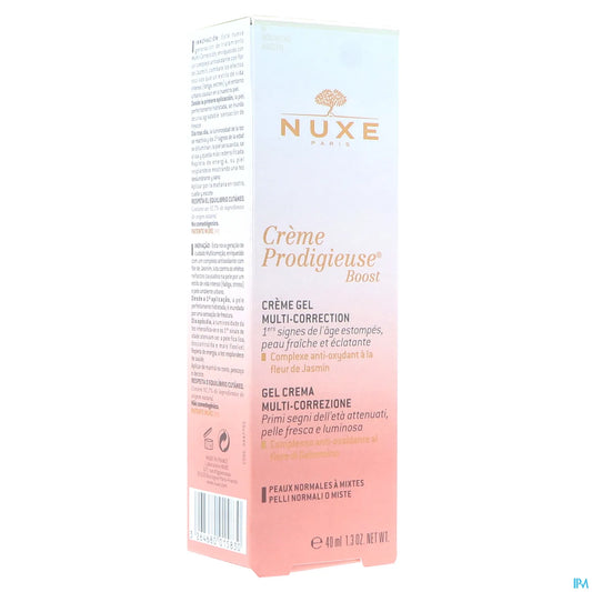 Crème Prodigieuse Boost Gel-Crème Multi-Correction 40ml Peaux Normales à Mixtes