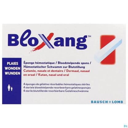 Bausch & Lomb Bloxang Eponge Hémostatique Bte/4