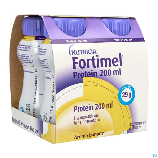 Fortimel Protein 2,4 kcal Banane 4 x 200 mL