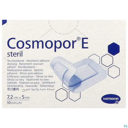Cosmopor E Pansements Stériles 7.2cm x 5cm 10 Pièces
