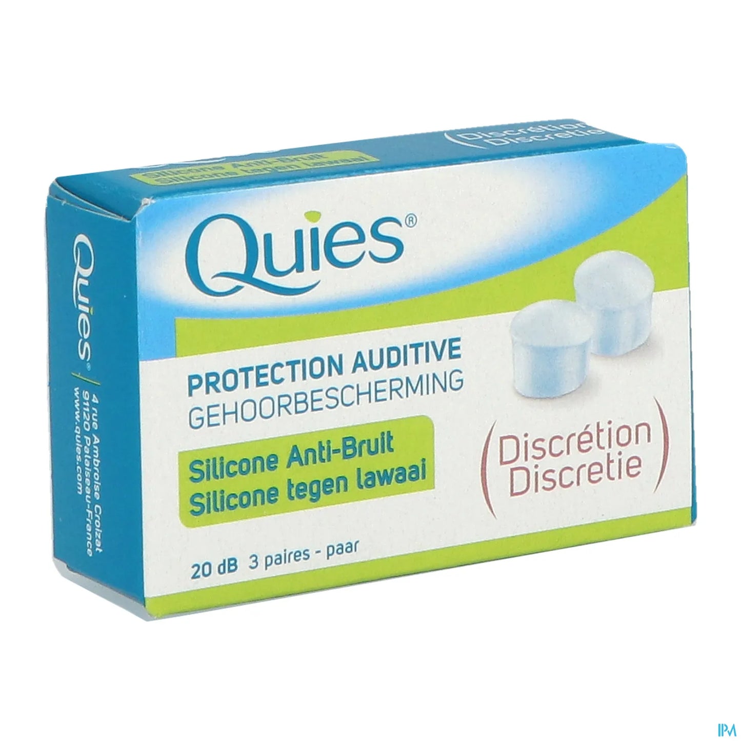 Protection Auditive Silicone Anti-Bruit Discretion 3 Paires