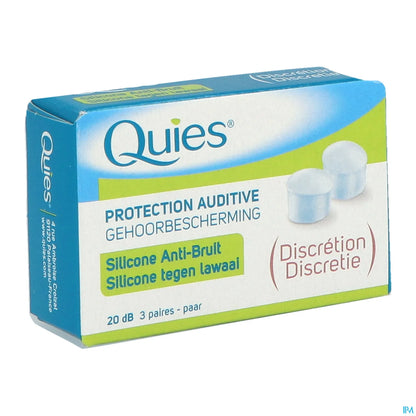 Protection Auditive Silicone Anti-Bruit Discretion 3 Paires