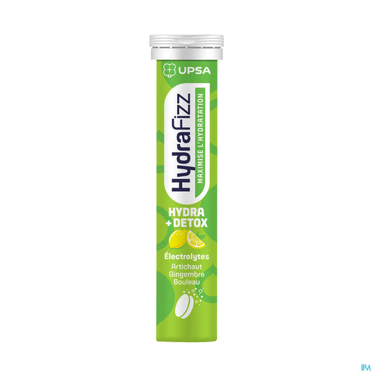 HydraFizz Hydra+Detox 16 Comprimés Effervescents Citron