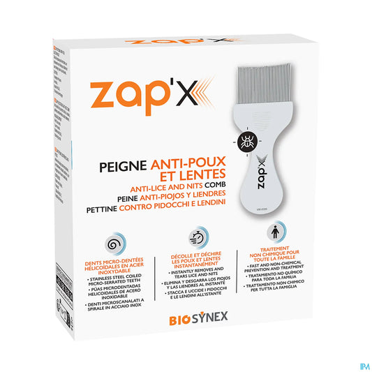 Biosynex Zap'X Peigne Spécial Lentes