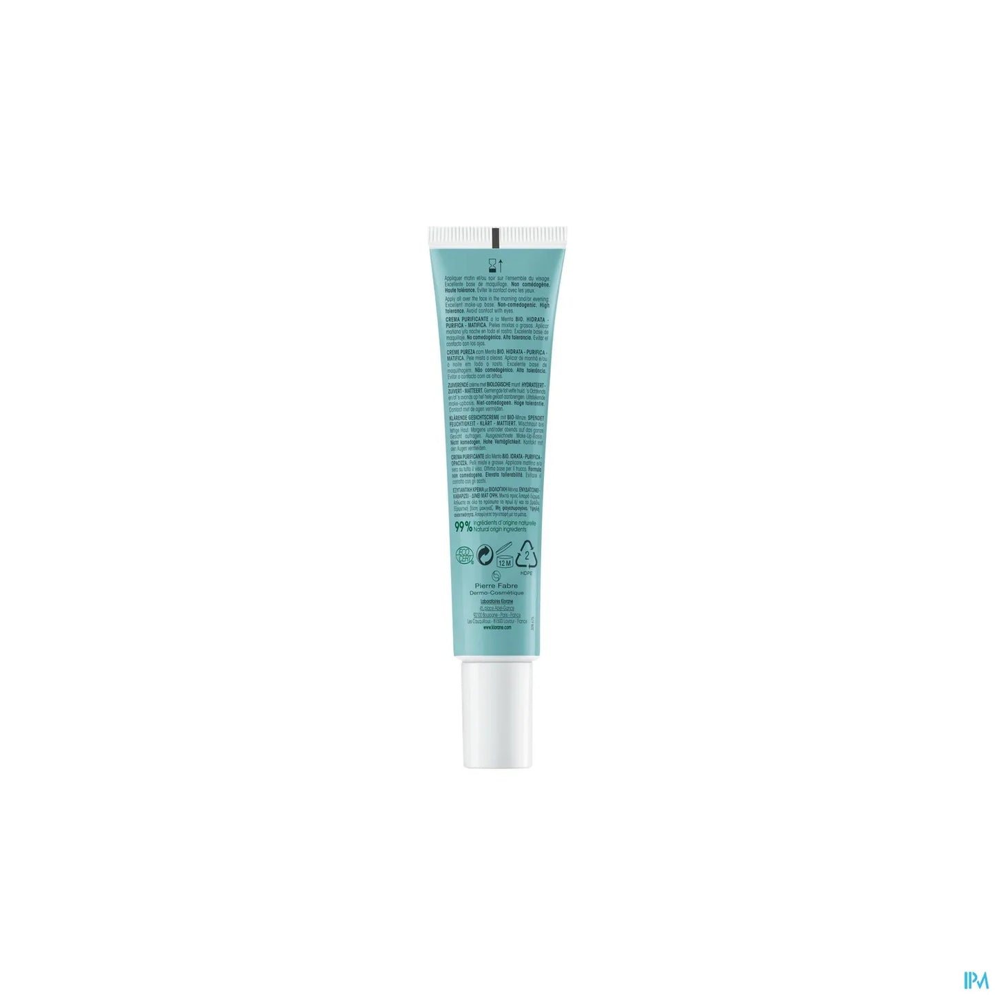 Crème Gel Purifiante Menthe Aquatique Bio 40 ml