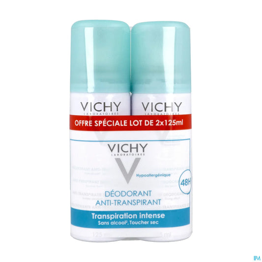 Déodorant Anti-Transpirant Efficacité 48H Lot de 2 x 125 ml