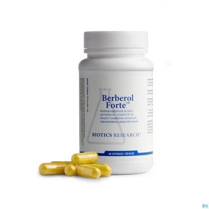 Biotics Berberol Forte Capsules 60 Pieces