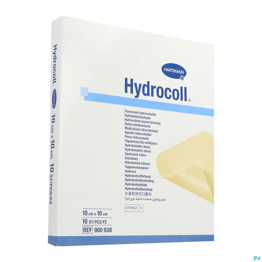 Hydrocoll Pansement Hydrocolloïde 10x10 cm boîte de 10