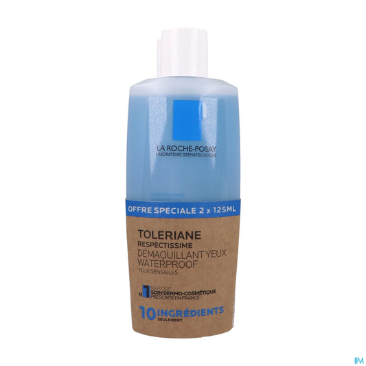 Respectissime Démaquillant Yeux Waterproof 2 x 125 mL