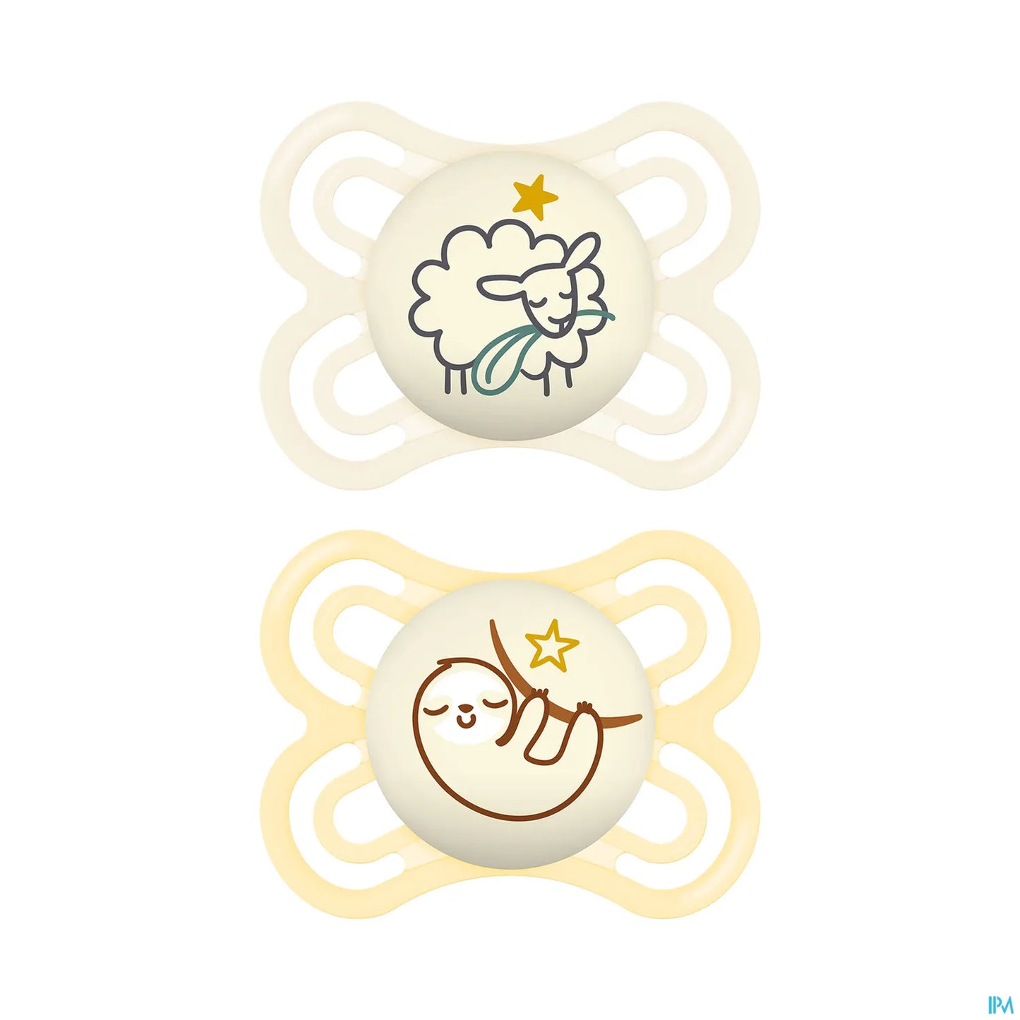 Sucette Perfect Nuit 2-6 Mois Silicone x2