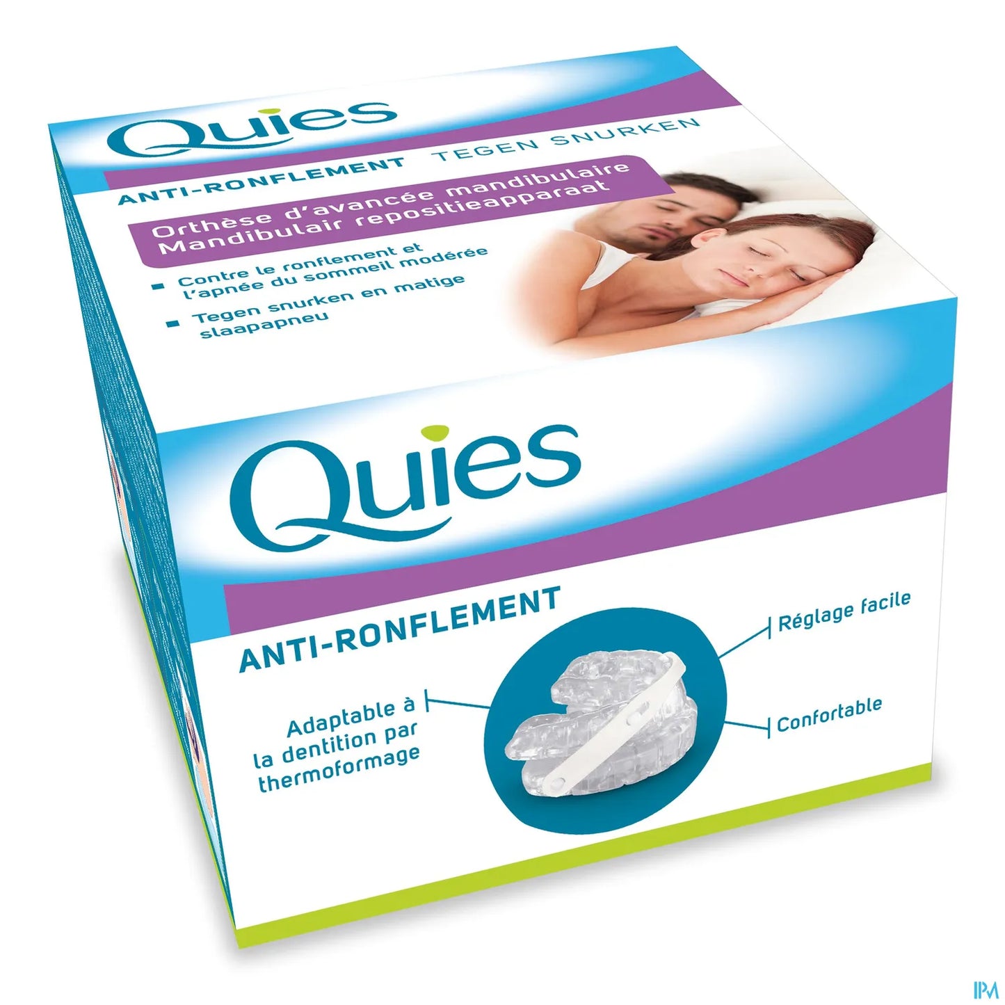 Orthèse d'Avancée Mandibulaire Anti-Ronflement Boîte 1 Orthèse