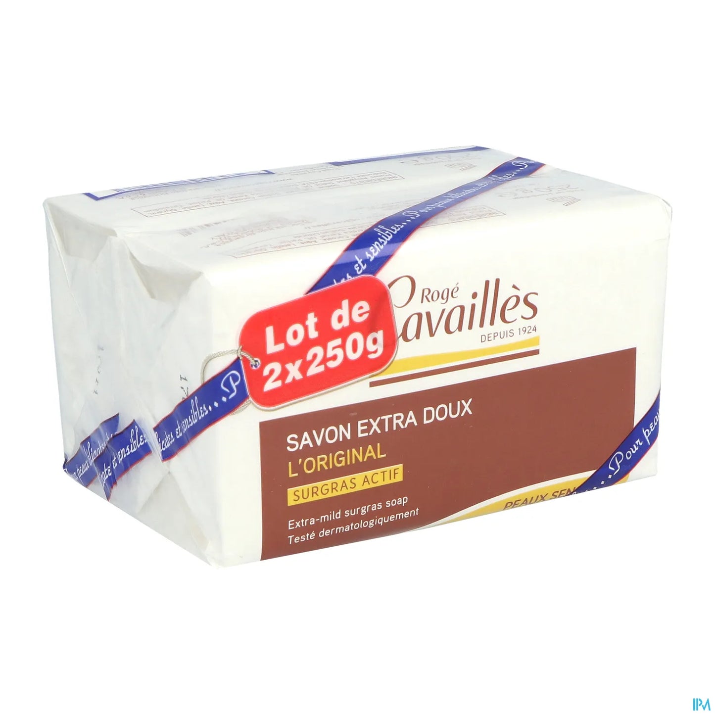 Rogé Cavaillès Savon Extra Doux l'Original Lot de 2 x 250 g
