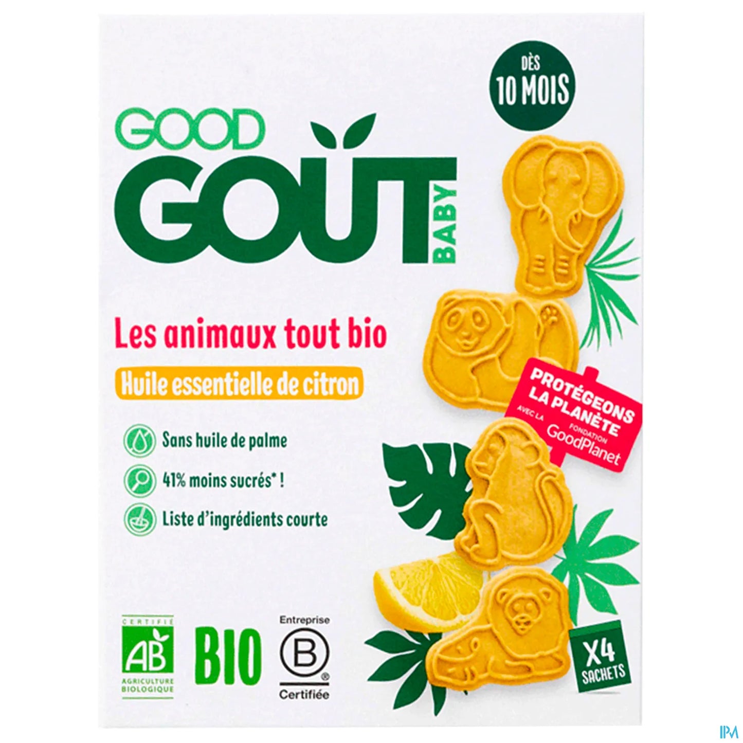 Lemon Animal Biscuits 80g