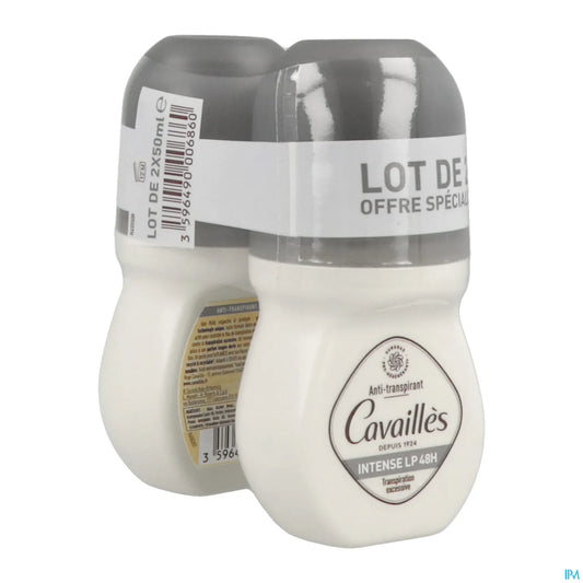 Rogé Cavaillès Anti-Transpirant Intense-LP Roll-On Lot de 2 x 50 ml