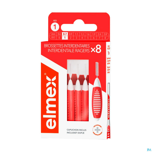 Brossettes Interdentaires Taille 1 - 0,7Mm Boite de 8