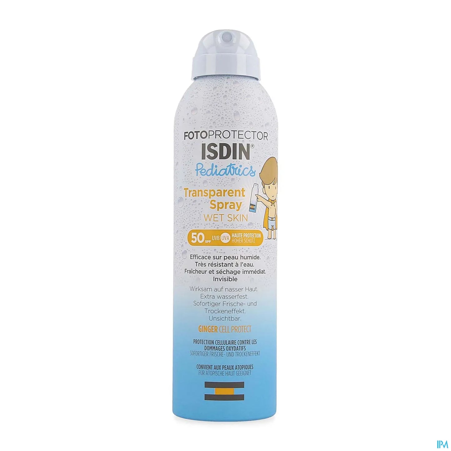 Fotoprotector Pediatrics Transparent Spray Wet Skin SPF50+ 250ml