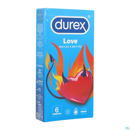 Love 6 Préservatifs Lubrifiés Facile à Mettre
