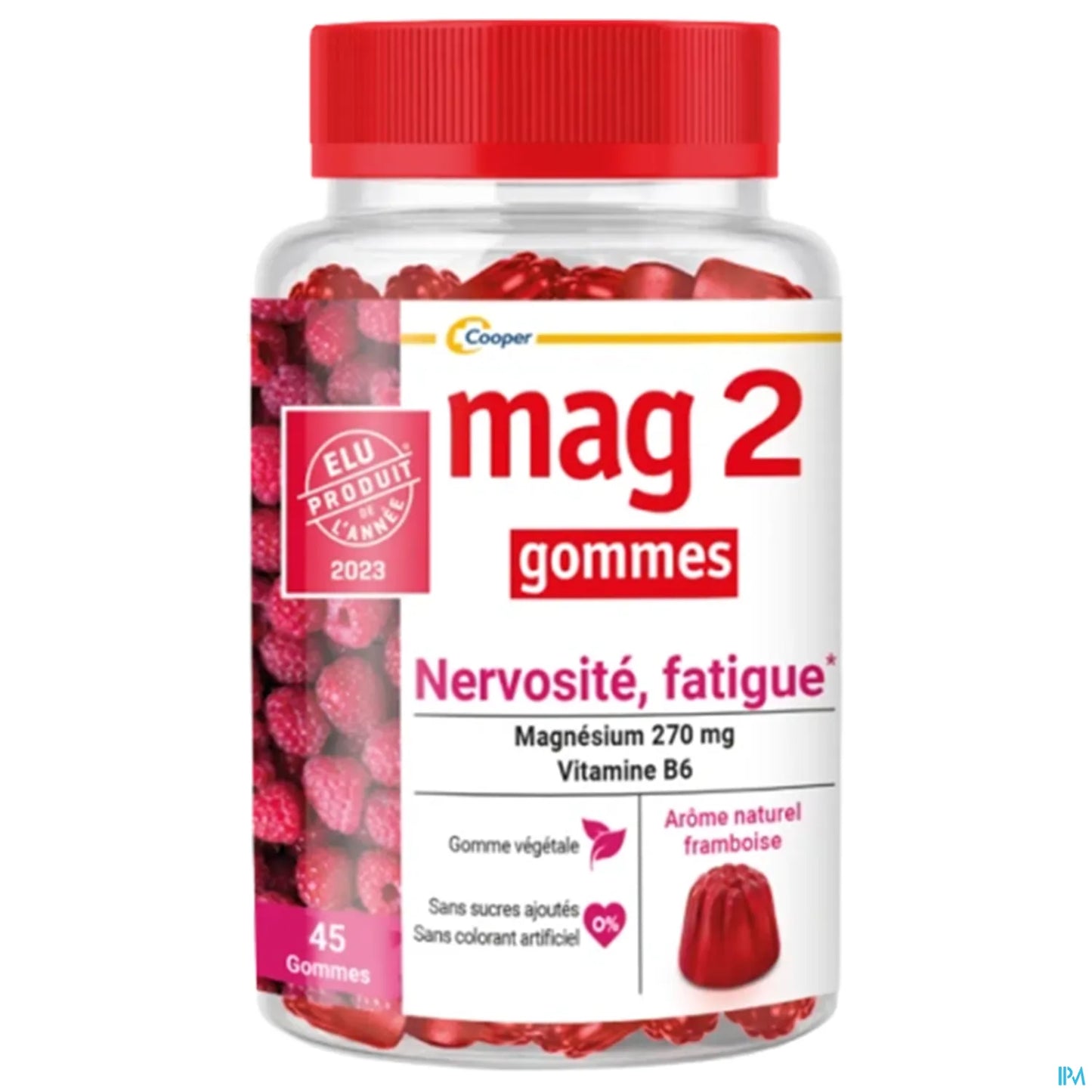 Cooper Mag 2 - 45 caramelle gommose al gusto di lampone naturale