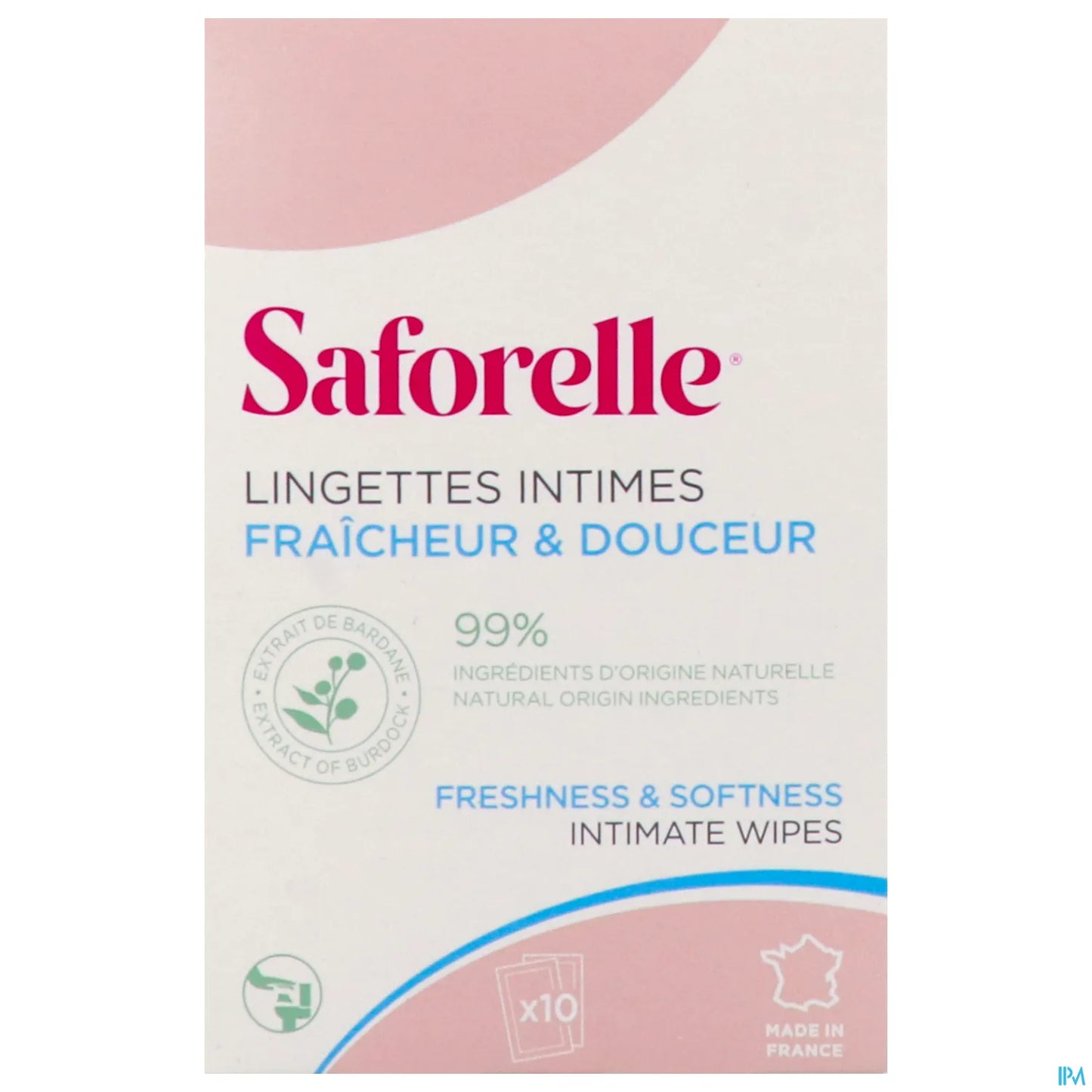 Salviette intime biodegradabili Freschezza e Morbidezza Confezione da 10 bustine