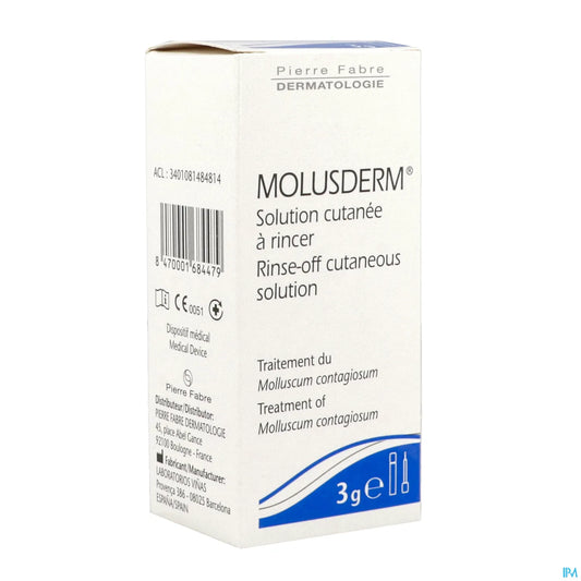 Molusderm Solution Cutanée Molluscum Contagiosum 3G