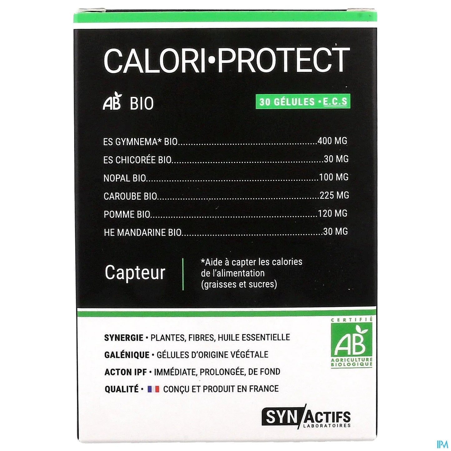Synactifs Calori Protect Bio Capteur de Graisses Et Sucres 30 Gélules
