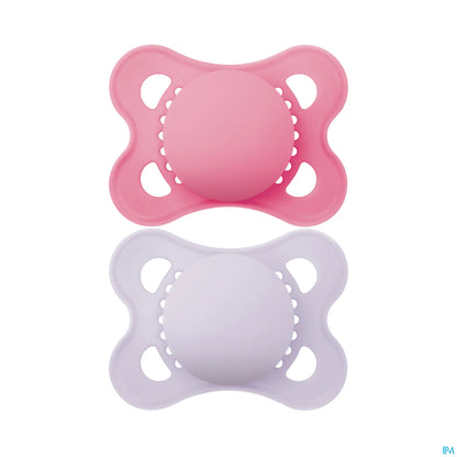 Sucette Original Tendance 2-6 Mois Silicone 2 Pièces