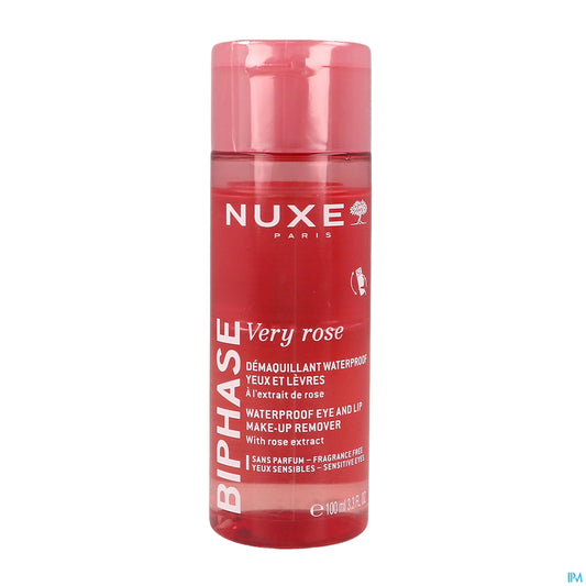 Nuxe Very Rose Démaquillant Waterproof Yeux et Lèvres 100 mL