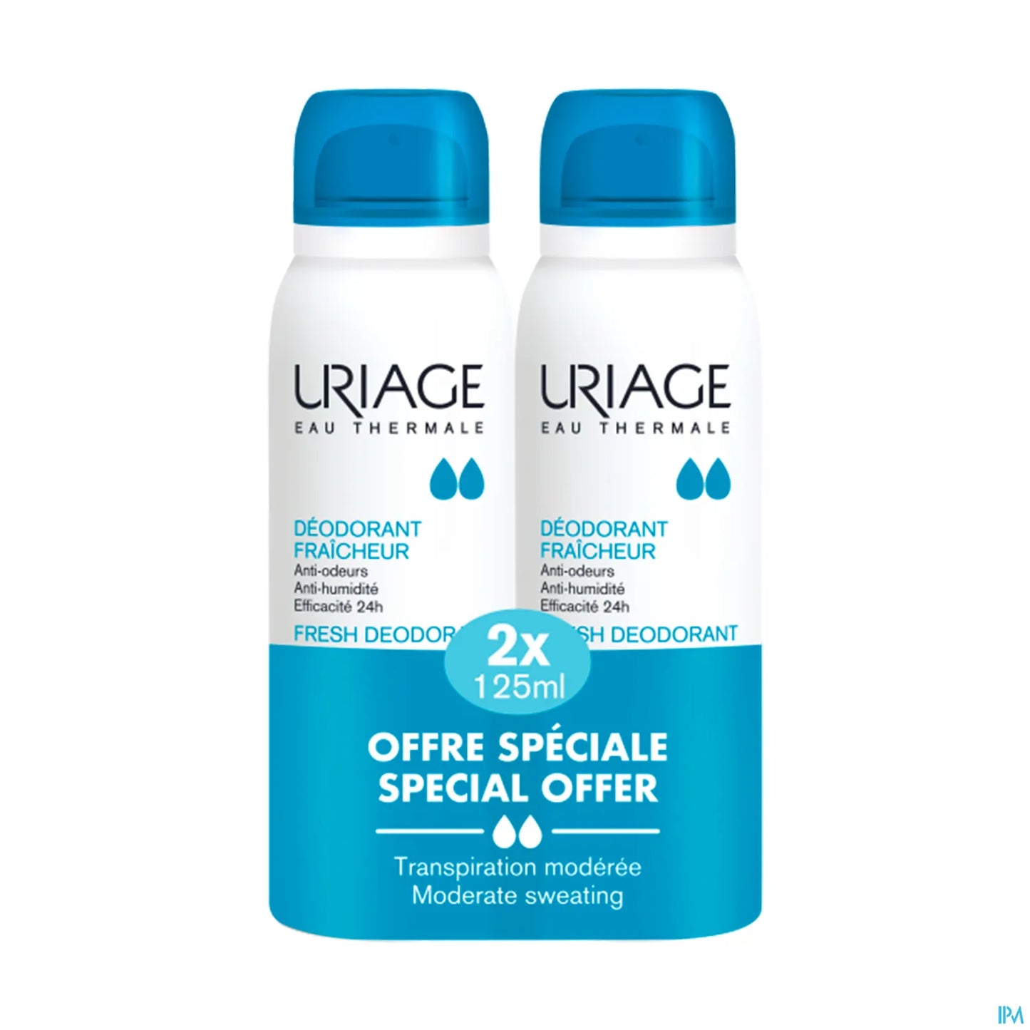 Deodorant Fraicheur Spray 2x125ml