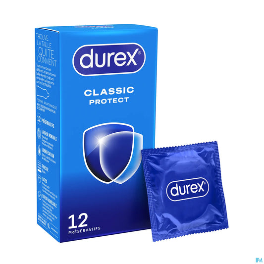 Durex Classic Protect Préservatifs boite de 12