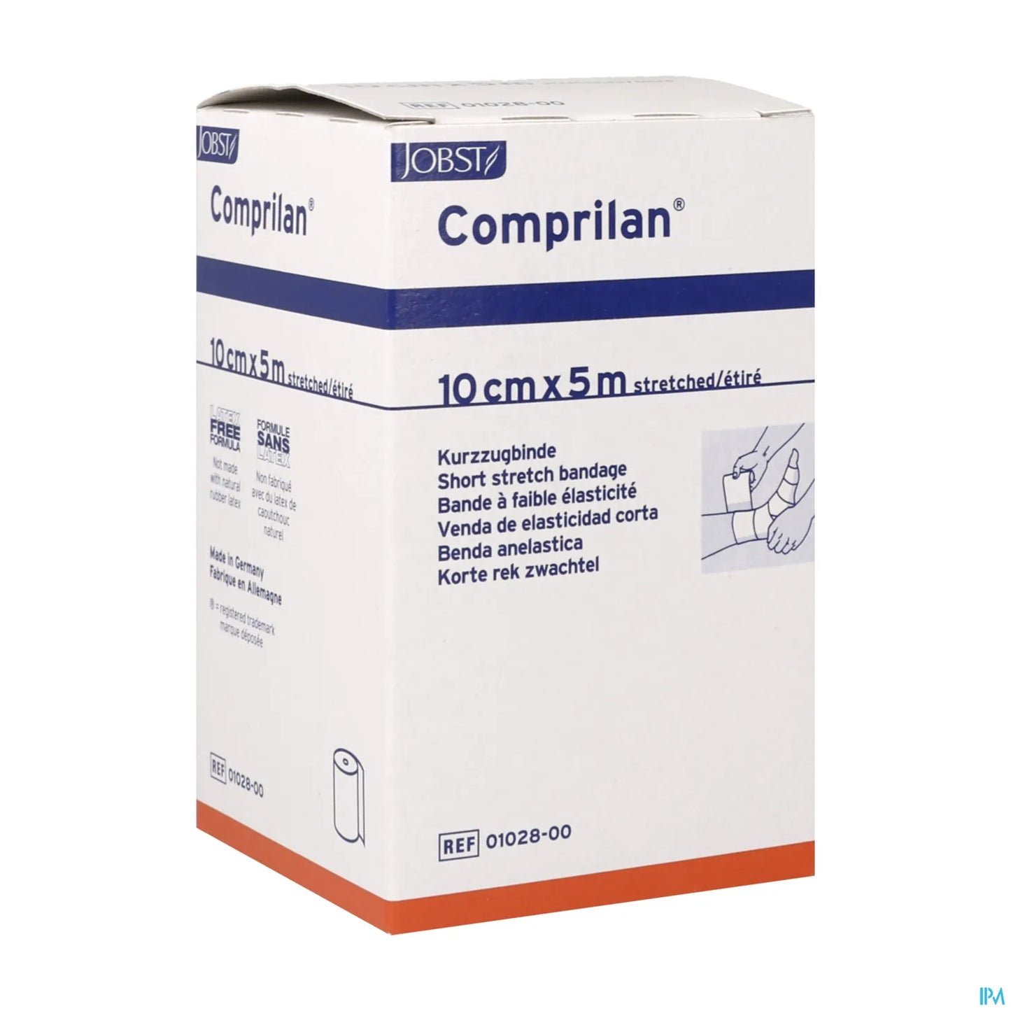 Bande Élastique à Élasticité Courte 10 cm x 5 m