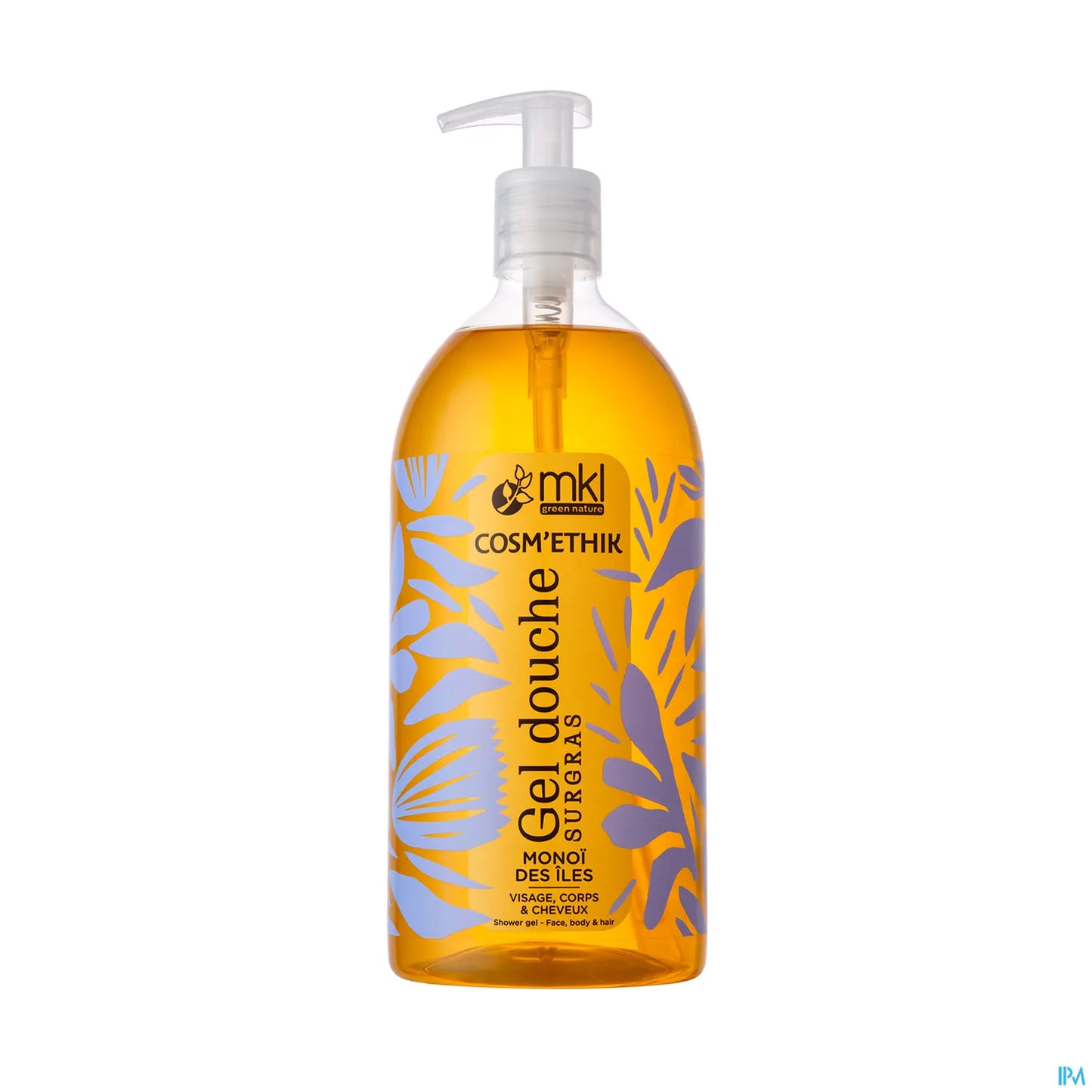 Cosm'Ethik Shower Gel with Monoi de Tahiti 1L